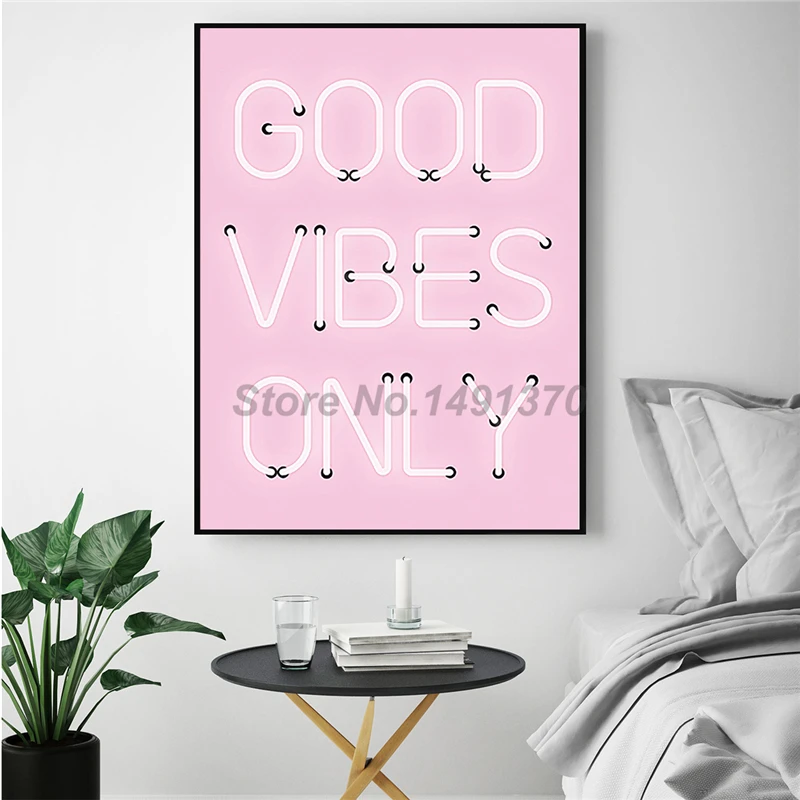 Декоративная Настенная картина Good Vibes Only | Дом и сад