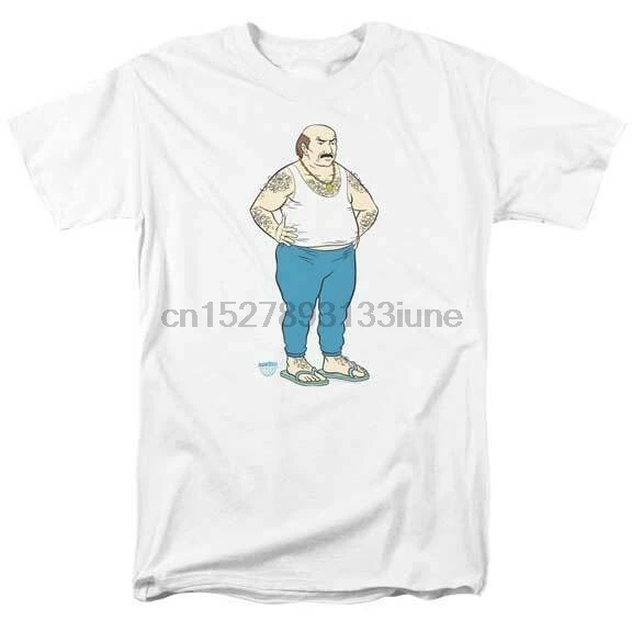 Футболка для взрослых Aqua Teen с изображением голодной силы и гнева Карла | Мужская