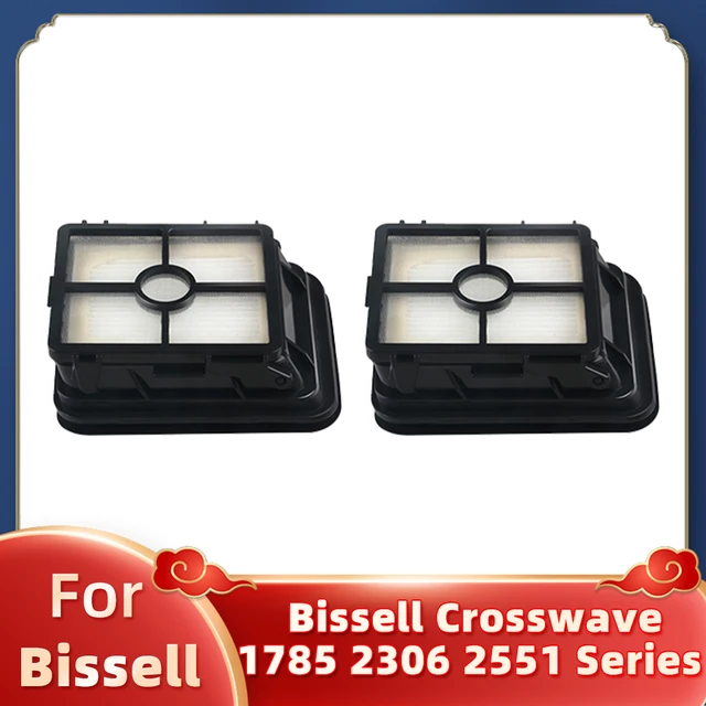 Replacement For Bissell Crosswave 1866 1785 2052 1713 2225 Wet Dry Vacuums Spare Parts Accessories Main Roller Brush Hepa Filter 2 Filters