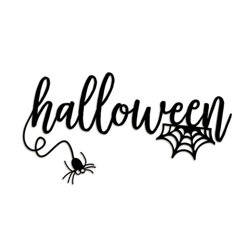 

Halloween Witch Dies Spider Web Metal Cutting Dies Skull Ghost Die Cut Stencil for DIY Scrapbooking Paper Card Craft Template