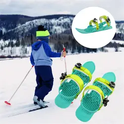 Hot Mini Ski Skates For Snow The Short Skiboard Snowblades High Quality Adjustable Bindings Portable Skiing Shoes Snow Board New