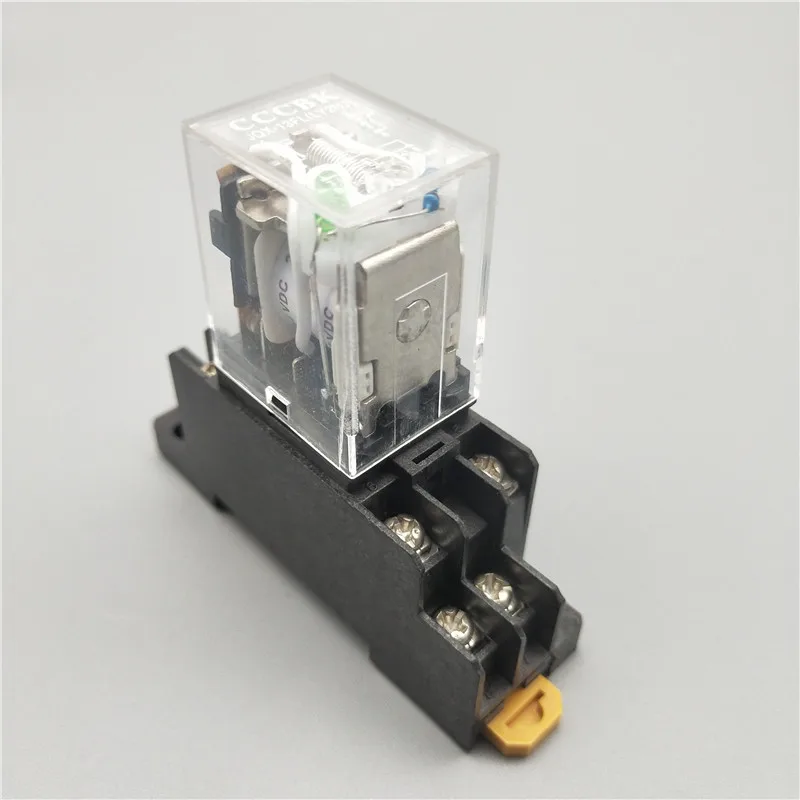 1 шт. LY2NJ HH62P HHC68A-2Z электронная Микро Мини электромагнитное реле 10A 8PIN катушки DPDT с многоконтактной штепсельной вилкой DC12V, 24V AC110 AC220V