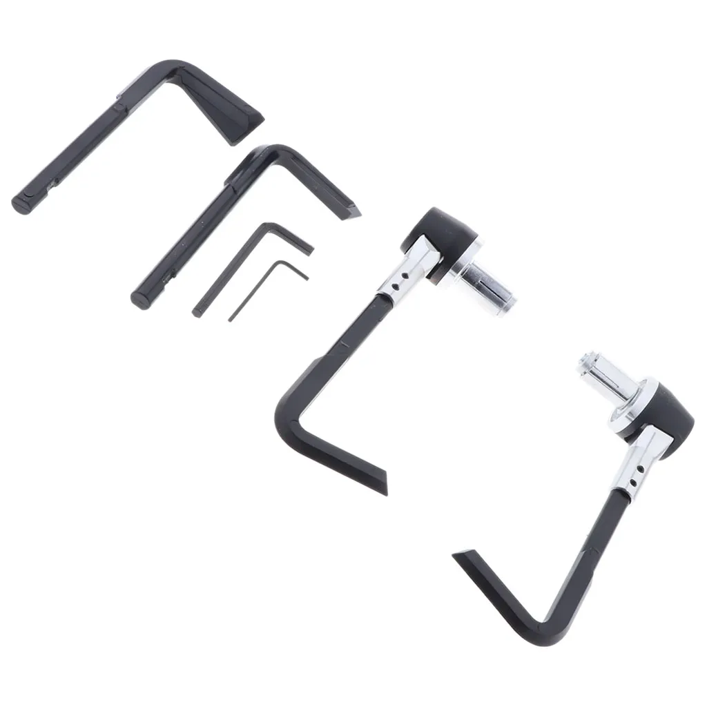 Universal Motorcycle Pro Brake Clutch Levers Protect Guard - CNC 7/8inch Protector Handlebar Brush System