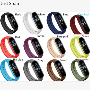 

For Xiaomi Miband 5 Bracelet Wristband Mi Band 5 Smart Wrist Strap Miband5 Silicone Watchband Replacement Wrist Band 5Pcs