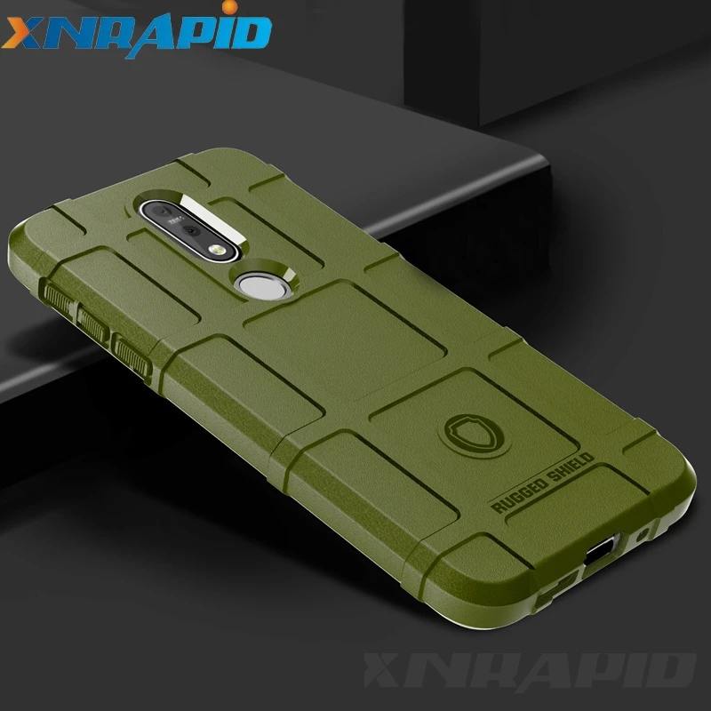 

For Nokia 7.1 Plus 8.1 X7 Army Green Soft Silicone Armor Cover For Nokia 3.1 Plus 3.1C 3.2 4.2 6.2 Case