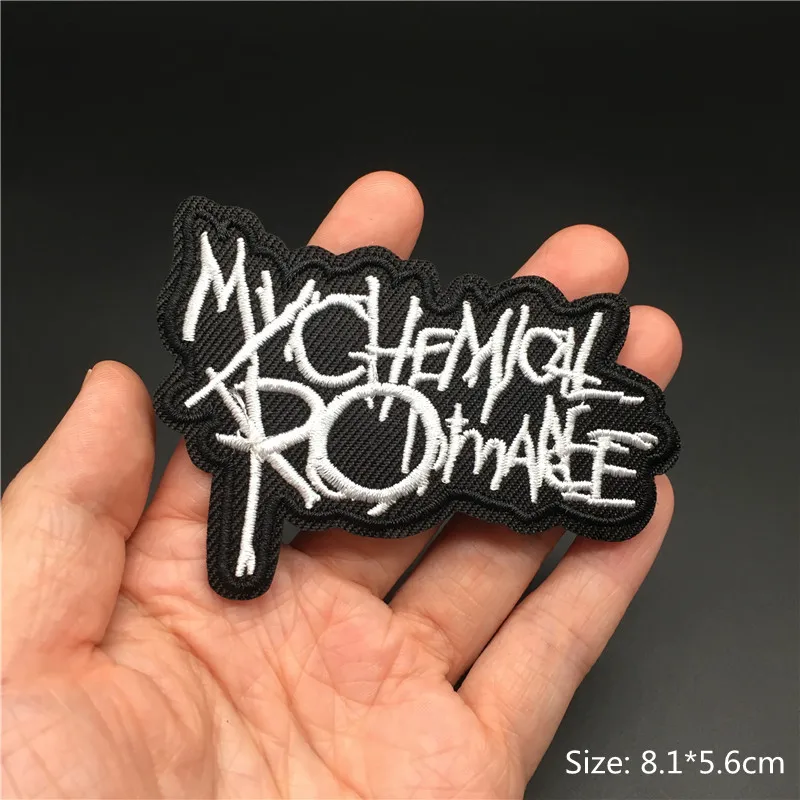 Band Rock Embroidered Patches on Clothes DIY Appliques Stripes Iron on Patches for Clothing Sewing Badges PUNK METAL MUSIC 