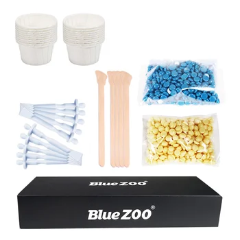 

1 Set Hair Removal Set Free Wax Paper Unhairing Material Fast Solid Hair Removal Wax Bean Kit Nose Hair Facial Hair Removal Suit