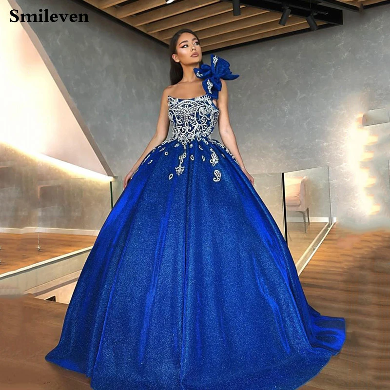 Big blue prom dress Clearance