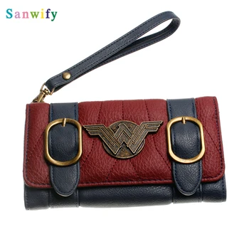 

New Wallet Dc Comics New Long Wallet Pu Leather Money Clip Card Wallet