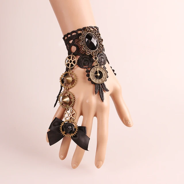 Guantes Steampunk de encaje Retro accesorio de disfraz accesorios Steampunk  Steampunk de Colco Pulsera de mujer