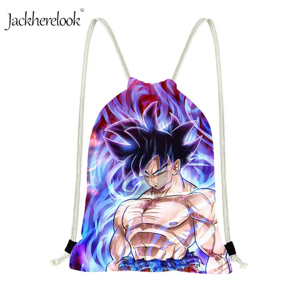 Крутой Жемчуг дракона Z Супер Broly Drawstring сумки для детей мальчиков Аниме Драконий жемчуг зет ультра Instinct рюкзак с Гоку путешествия тренажерный зал обувь упаковка для хранения - Цвет: HK3160Z3