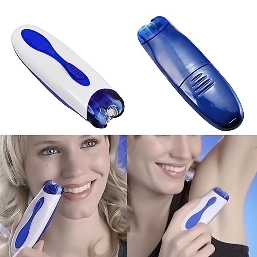 Электрический Безопасный триммер для удаления волос с лица и лица, портативный эпилятор, инструмент для ухода за волосами для женщин