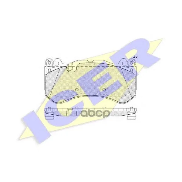 182079_колодки Дисковые Передние! Mb C2166.0 06 Icer 182079 Icer арт. 182079