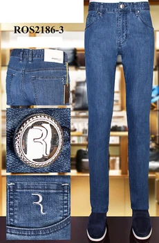 

BILLIONAIRE Jeans Cotton cowhide men 2020 new summer thin casual British embroidery Fashion high quality 31-40 free shipping