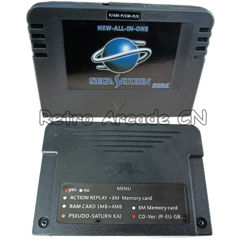 1 шт. Подержанный &quotНовый все в одном&quot Sega Saturn игровая карта псевдо Сатурн