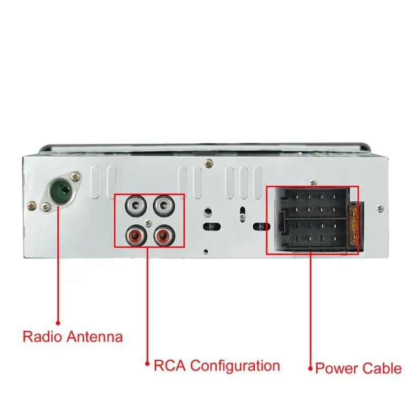 RM-JQ1781C 1 Din автомобильный в тире стерео аудио FM bluetooth-гарнитура mp3-плеер