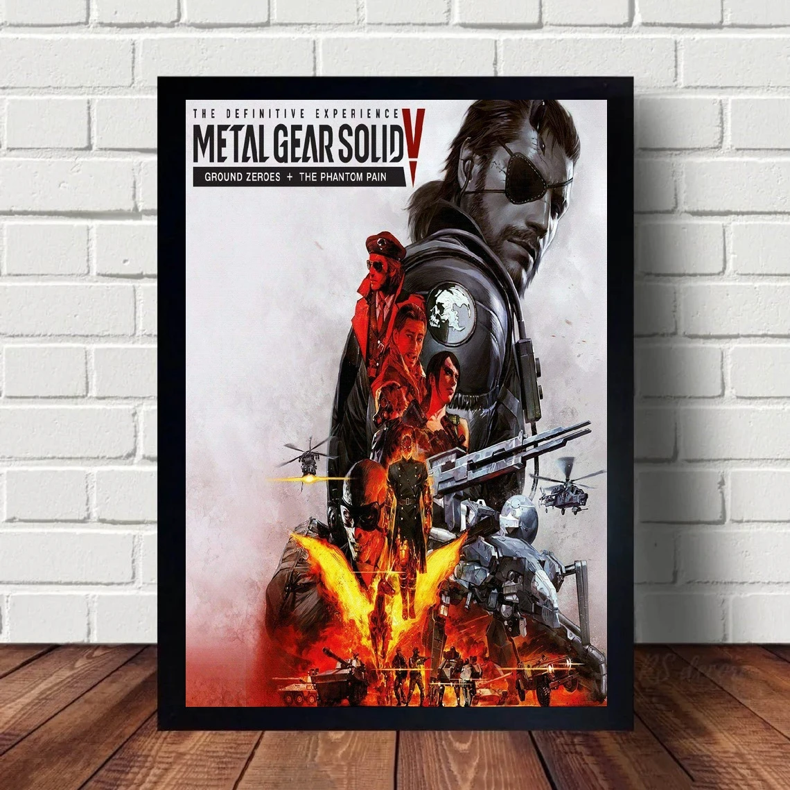 Metal Gear Solid The Phantom Pain Poster Game Poster Wall Art Canvas ...