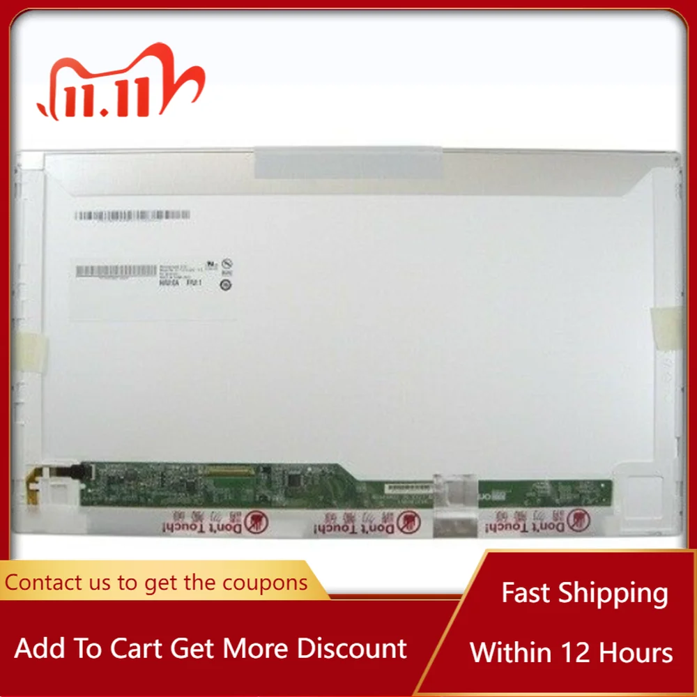 

15.6 Inch LTN156AT05-001 EDP 40PIN 60HZ HD 1366*768 LCD Screen Laptop Replacement Display Panel
