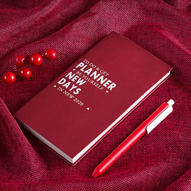 Agenda планировщик Органайзер A6 ежедневный Еженедельный блокнот руководство по расписанию путешествия