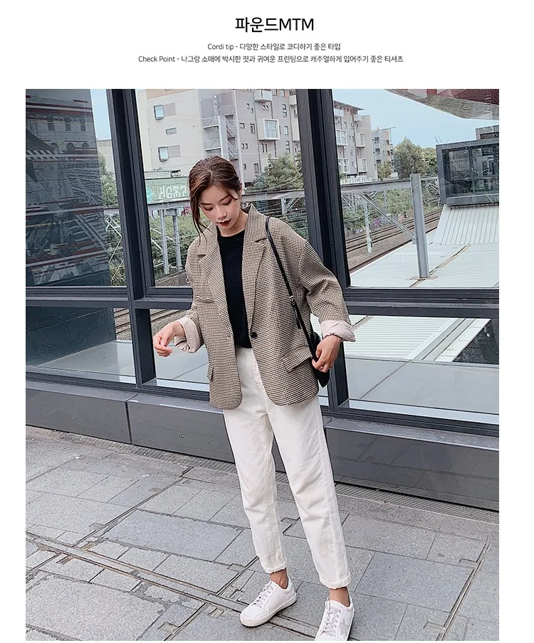 Для фотосессии IFASHION, английский стиль, Ретро стиль, тысячи птиц, одна пуговица, короткий костюм, женский, свободный, универсальный, OL