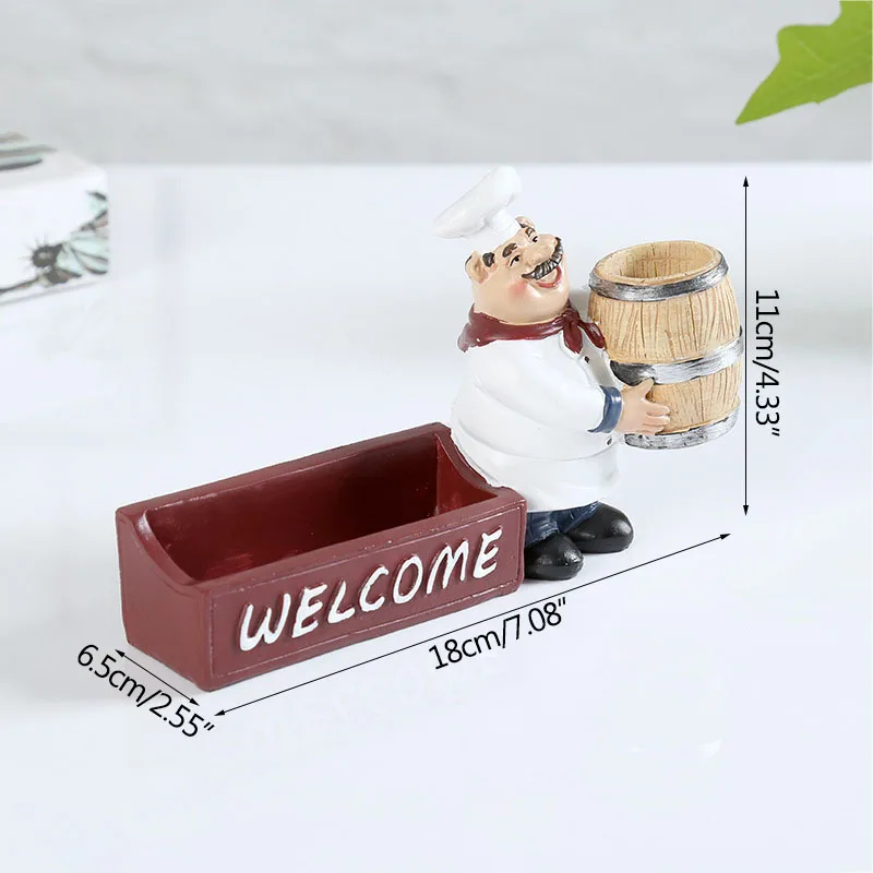 Strongwell шеф-повара стойка для зубочисток визитница миниатюрные украшения ресторан кафе пекарня симпатичные украшения для дома аксессуары
