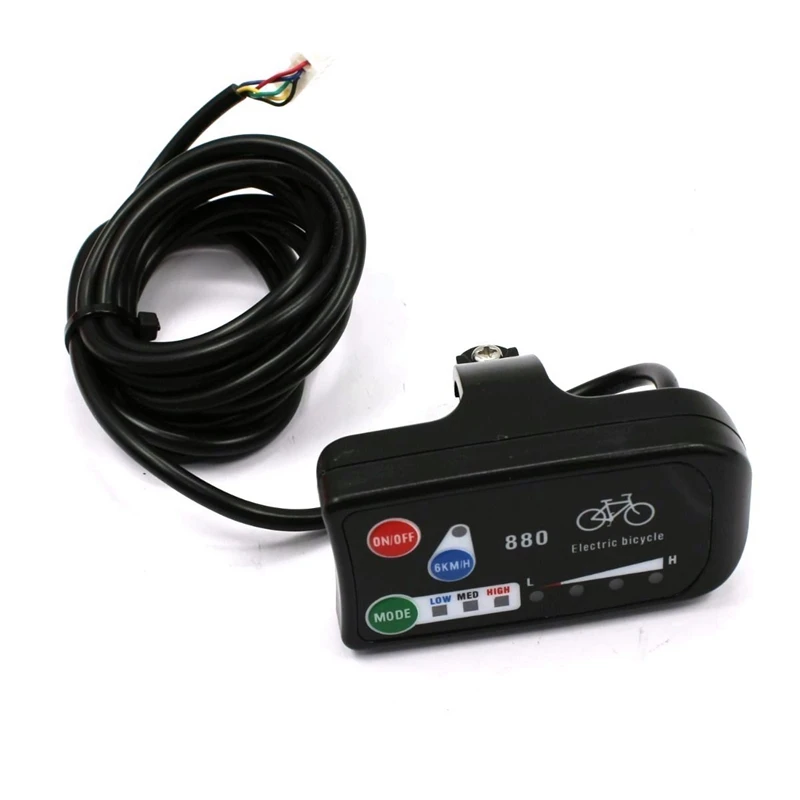 

LED Display 24V 36V 48V Electric Bicycle KT LED LED 880 E-Bike Control Panel Display Electric Bike Parts for Controller