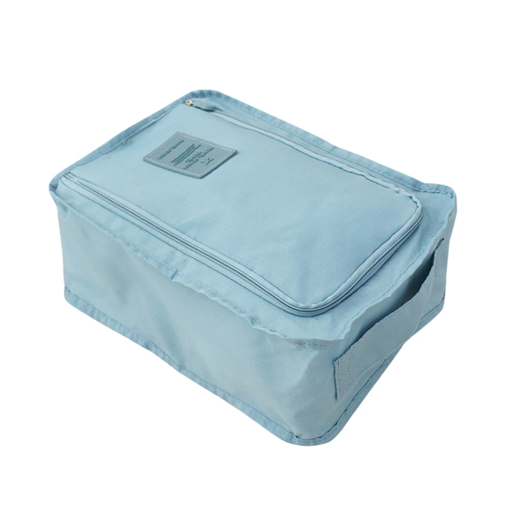 Household Travel Outdoor Shoes Pouch Organizer Nylon Zip Bag Box Waterproof