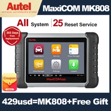 Autel MaxiCOM MK808 OBD2 Diagnostic Scanner Automotive Diagnostic Tool Car Scanner OBD 2 Code Reader Key Coding Pk CRP909X