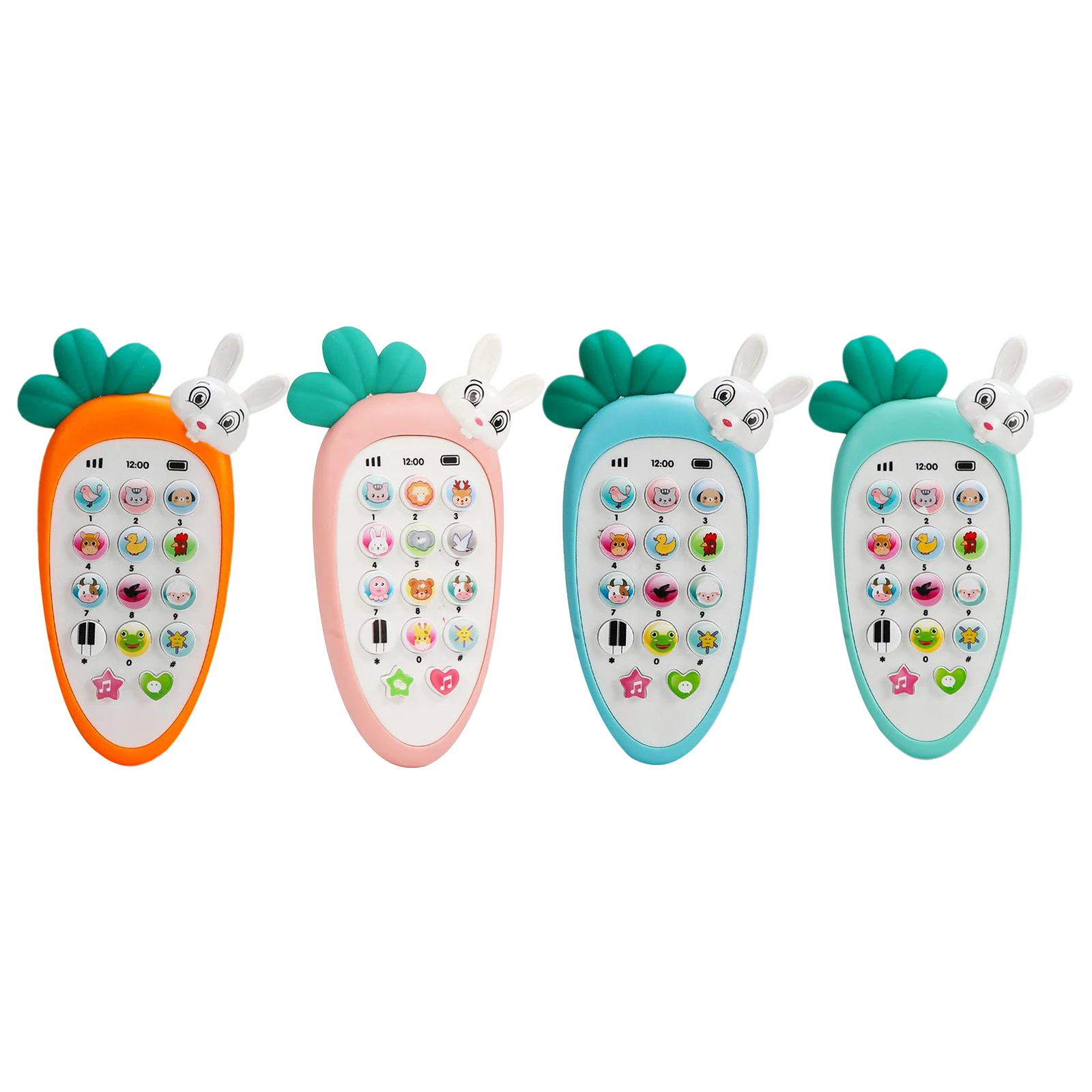 Juguete musical de dibujos animados para bebé, accesorios educativos de desarrollo para niños pequeños, números eléctricos, juguete educativo para niños