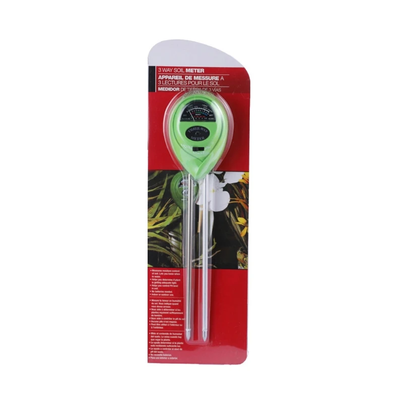 

3 in 1 Soil PH Meter Moisture Light PH Test Acidity Humidity Sunlight Garden
