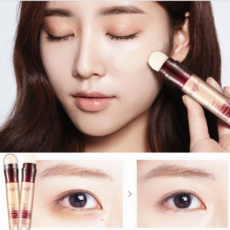 

1Pc New Dark Circle Eraser Concealer Pen Under Eye Concealer Highlighter Cover up Acne Scars Fine Lines Lip Primer Face Makeup