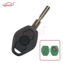 Kigoauto Replacement Remote Control Key 3 Buttons EWS System 434MHZ PCF7935 ID44 Chip HU58 For BMW 3 5 7 Series E38 E39 E46 key jingyuqin hu58 4 buttons remote key case for bmw e38 e39 e46 ews system ask 433mhz 315mhz with pcf7935aa id44 chip uncut blade