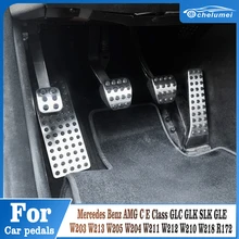 

For Mercedes Benz AMG C E Class GLC GLK SLK GLE W203 W213 W205 W204 W211 W212 W210 W218 R172 Car Foot Pedal Cover Accessories