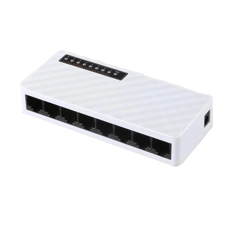 Камер Мгновенной Печати mini 8 портов ethernet-коммутатор сетевой коммутатор 100 Мбит/с fast ethernet коммутаторы концентратор коммутатор gigabit ethernet lan 8 портов концентратор полный/полудуплекс
