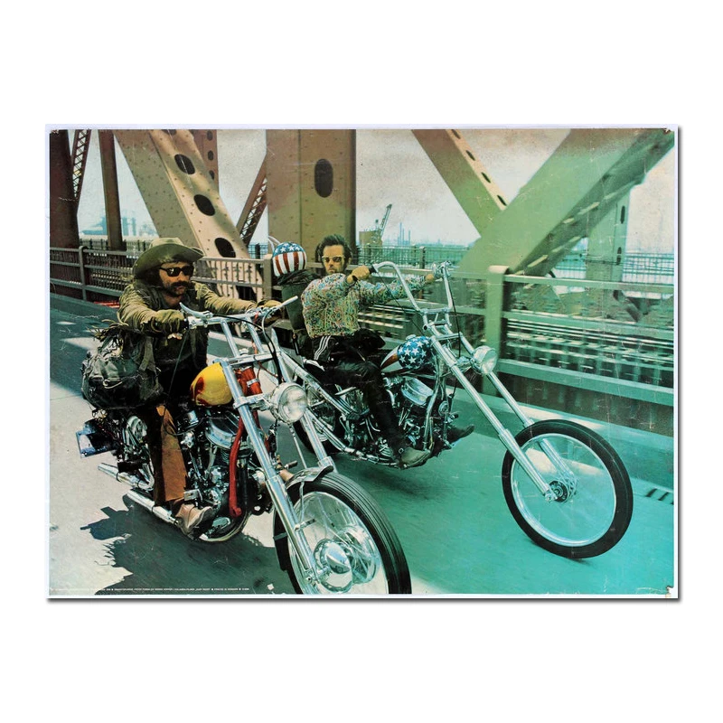 Художественный шелковый или холщовый принт Easy Rider 1969 классический постер для
