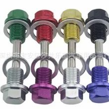 Автомобильный модифицированный Магнитный сливной винт для масла, нижний винт для масла двигателя, масляный поддон, сливной винт для масла