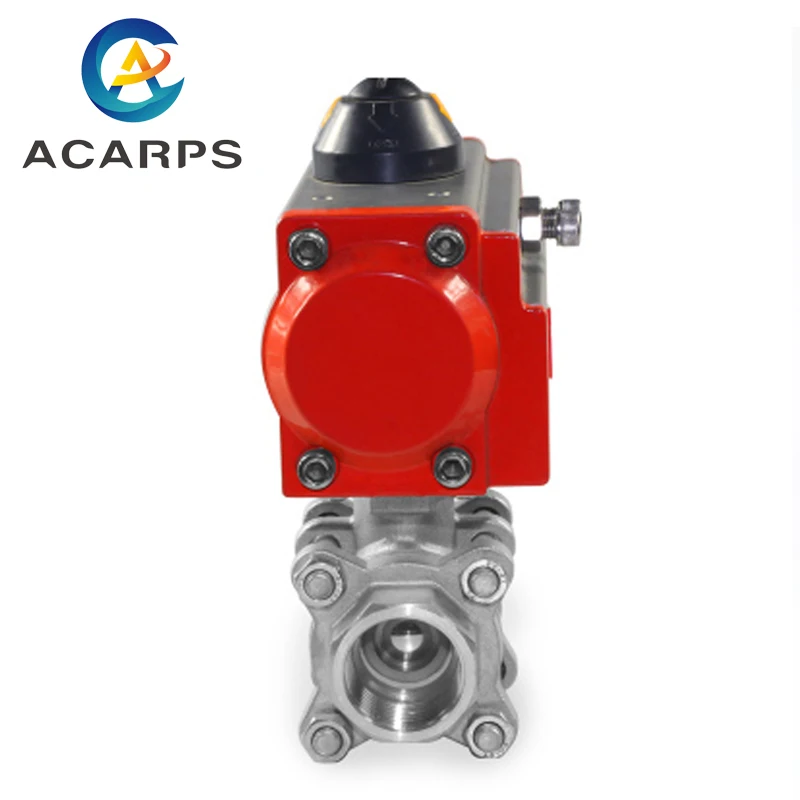 BYOLPMKK 2 Three piece High Platform Pneumatic Ball Valve DN50 Stainless steel 304 Q611F-16P double acting cylinder Relief Valves Specification : DN50