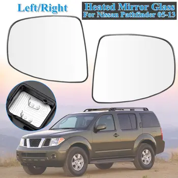 

Replacement Right Left Side Door Heated Wing Mirror Glass with Heated Function for Nissan Pathfinder R51 2005 06 07 08 09-13