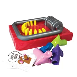 Tapis à couineur amusant, mordiller le fromage, Clip pour les doigts, jeu de Bar, tour interactif pour bureau 