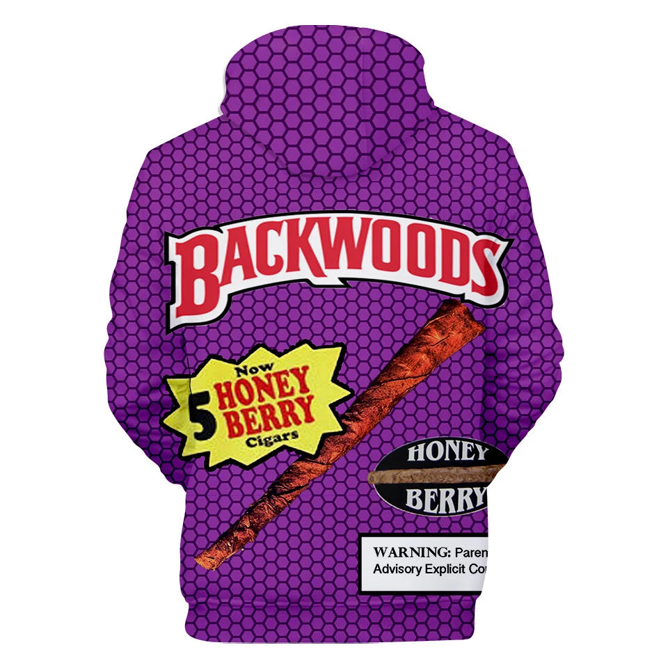 Толстовка с капюшоном Backwoods, популярная мужская модная повседневная толстовка с капюшоном из полиэстера, новая трендовая Повседневная Уличная Толстовка Harajuku