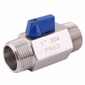

DERNORD SUS304 Ball Valve 1" (Male&Male)NPT Thread Male Small Mini Ball Valve