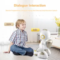 45CM Home Sweeper Robot RC Robot Dialogue Learning Interactive Intelligent Follow Brilliant Lighting Recording Mode Electric Toy 2