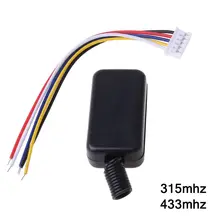 Przekaźnik przełącznik zdalny DC3.7V 4.2V 5V 6V 7.4V 8.4V 9V 12V wyjście 0V przekaźnik styków suchych wartość przełączania NO COM NC 315MHz 433MHz