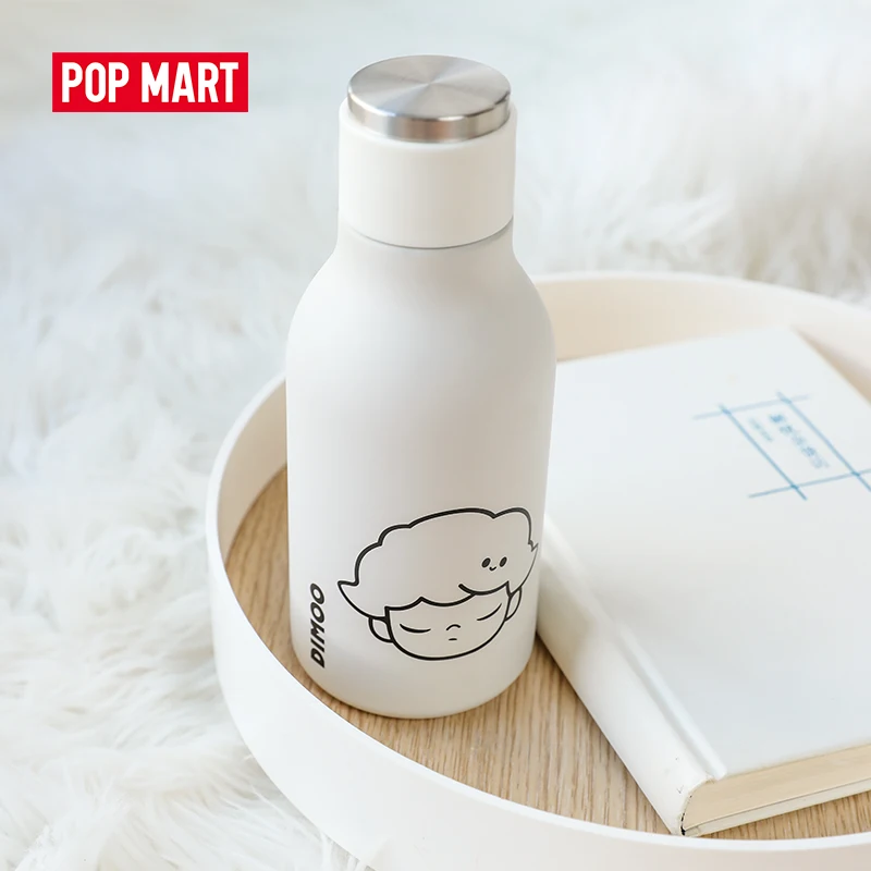 POP MART Dimoo Kawaii Animal 430 мл Вакуумная бутылка бесплатная доставка | Игрушки и хобби