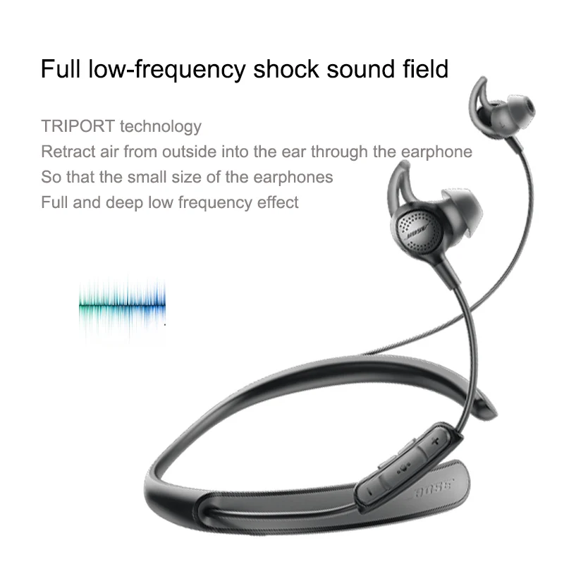 Bose QuietControl 30 Wireless Headphones QC30 Earbud Bluetooth Noise Cancelling Headset Neck Type Active Noise Cancellation