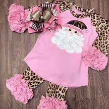 Комплекты для маленьких девочек, детская одежда для новорожденных, комплекты для маленьких девочек s одевать одежду на весну и осень; одежда для сна; одежда для малышей, комплект одежды детская одежда на Рождество