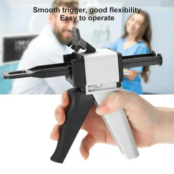 

Dental Impression Mixing Dispensing Dentist Product Gun /1:2 Rubber 1:1 Gun Care Dispenser 50ml Silicon Teeth Dispenser 10: C2S6