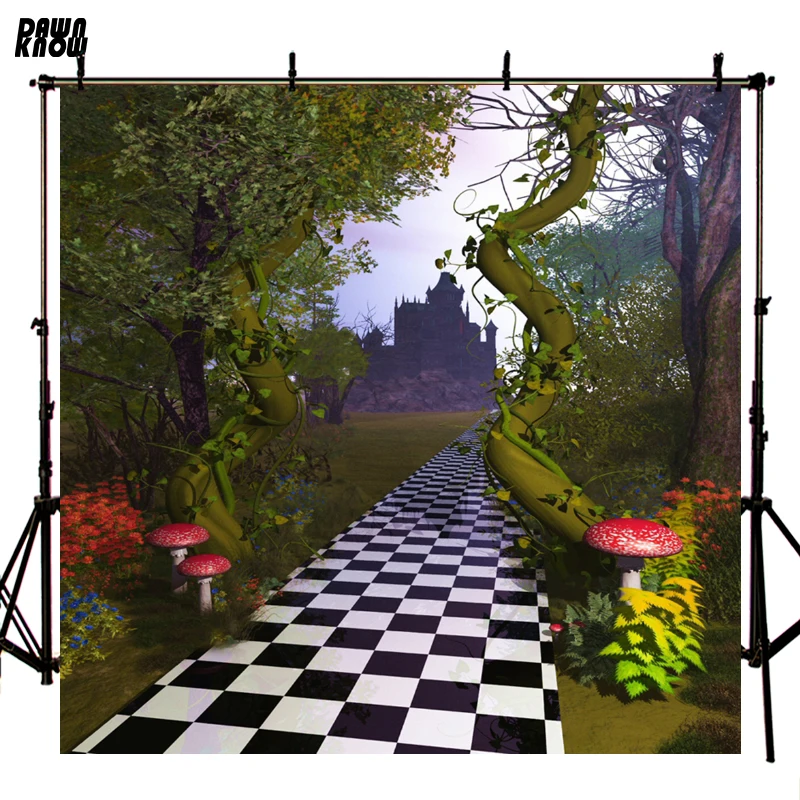 Aoihrraan 1x1,5m Magic Castle Photography Backdrop Fairy Tale