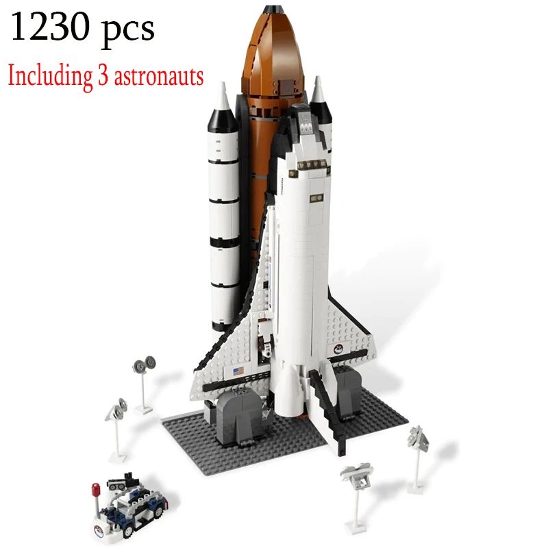 

2020 new Buildmoc blocks 16014 Space Shuttle Expedition Building Kits Set Blocks Bricks Compatible technic Children Toys 10231