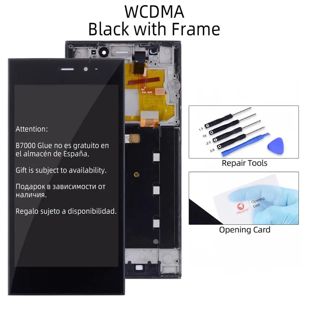 TDS-CDMA WCDMA Дисплей для XIAOMI Mi3 в сборе с тачскрином на рамке 5.0'' черный - Цвет: WCDMA with Frame